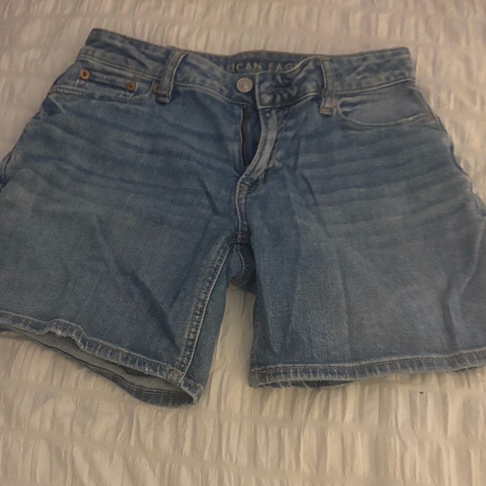 American Eagle Outfitters Light Blue Jean Shorts